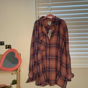urban outfitters flannel oversized